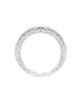 Stackable 14K White Gold and Diamond Wedding Band