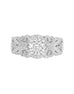 Vintage 14K White Gold and Diamond Engagement Ring