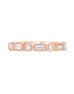 Stackable 14K White Gold and Diamond Wedding Band