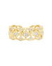 14K White Gold and Diamond Fashion Band
