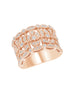 14K White Gold and Diamond Fashion Band