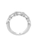 14K White Gold and Diamond Fashion Band