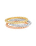 Stackable 14K White Gold Wedding Band