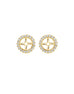 4.60 MM 14K White Gold Diamond Earring Jackets