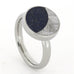 Titanium Meteorite and Stardust Moon Ring