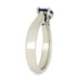 14K White Gold Tanzanite and Diamond Engagement Ring